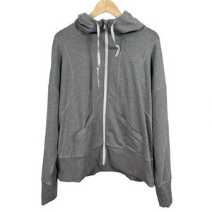 Lucy Gray Zip Up Hoodie Refer To Measurements Activewear Pockets Women’s